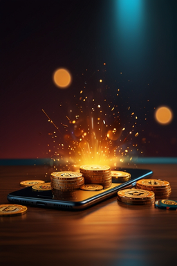Smartphone met Foxygold casino-app